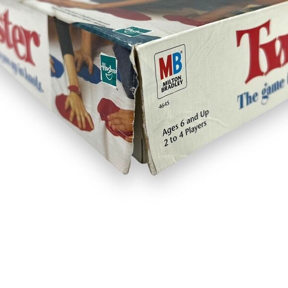 VINTAGE '98 Twister Milton Bradley Party Game Complete w Mat Spinner Instruction - Picture 8 of 16